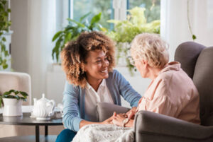 Companionship Care helping a Senior