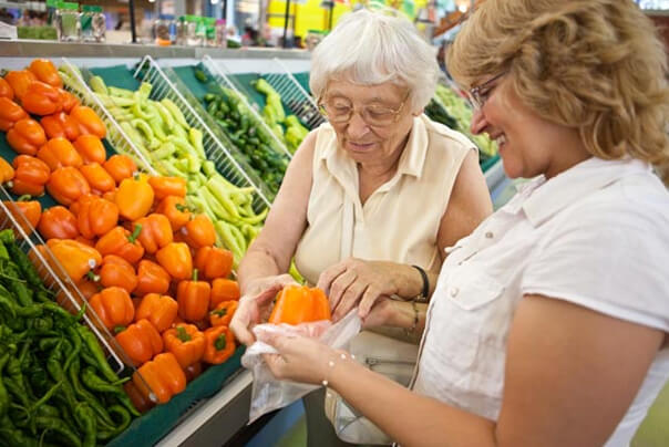 grocery shopping for seniors